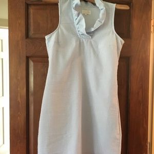 Mud Pie dress- blue seersucker